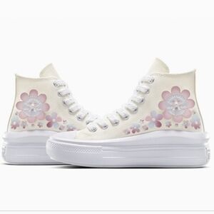 Converse Chuck Taylor Platform Gradient Flowers High-Top Sneakers